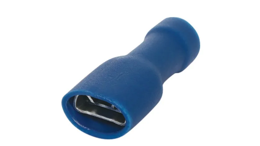 Fully Insulated Female Spade - Blue- Pack of 10