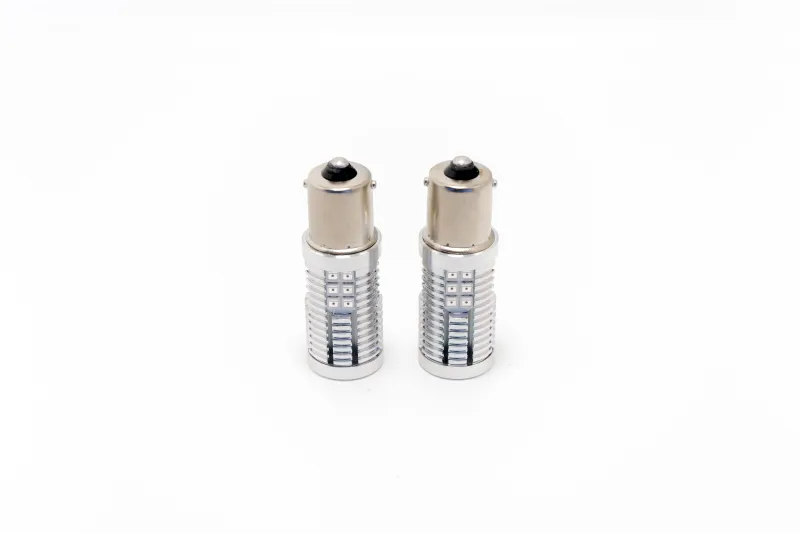 BA15S (1156) RED LED BULB (PAIR)