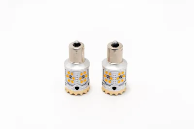 PY21W/ BAU15S AMBER INDICATOR LED BULBS