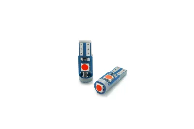 T5 RED LED BULB (PAIR)